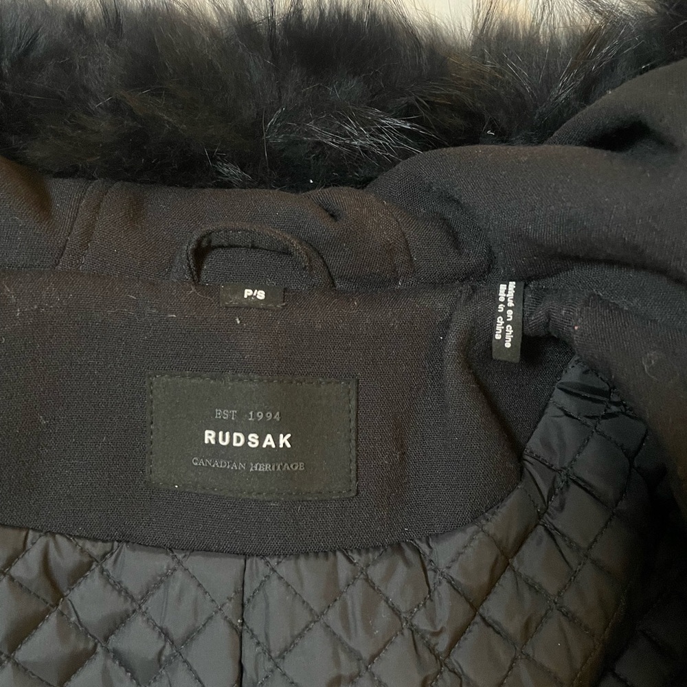 RUDSAK Black Leather Jacket - Picture 5 of 13
